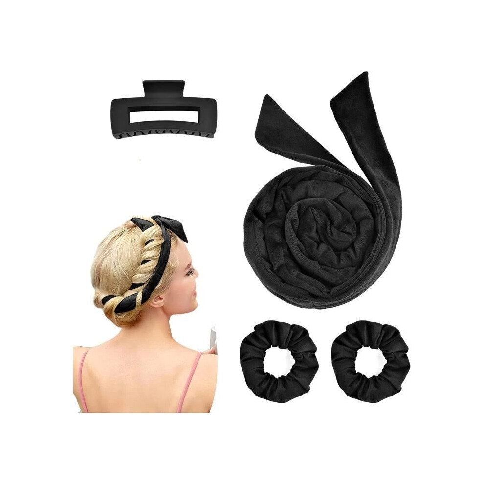 Aihontai Heatless Curling Iron, Heatless Hair Roller, Curling Ribbon Hair Roller, Velvet Curler For Long Hair, Curling Iron