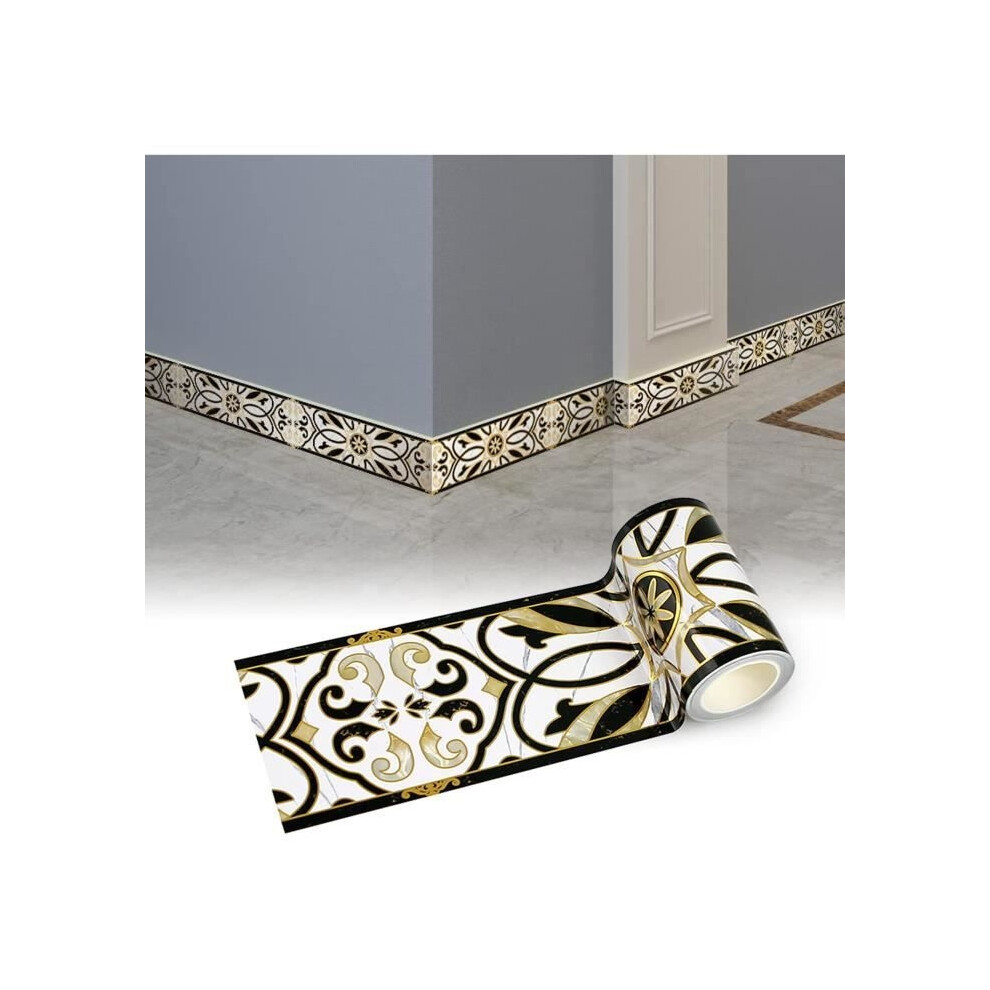Self-Adhesive Wallpaper Border - Pvc - 10Cm X 5M - Waterproof - Decorative - Self-Adhesive 9301941297186