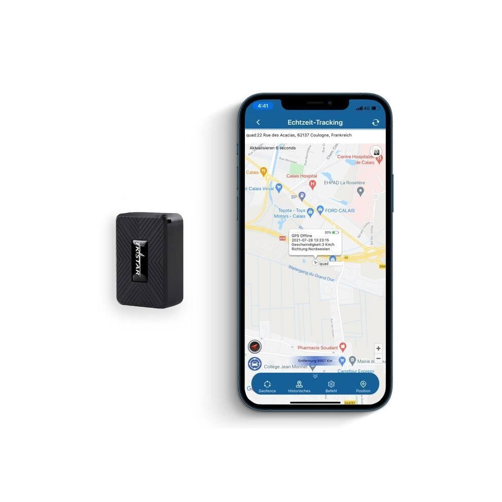 Tkstar Tk913 1500Mah Gps Tracker For Kids, Magnetic Vehicle Tracker, Luggage Locator, Gps Wallet 9301941297568