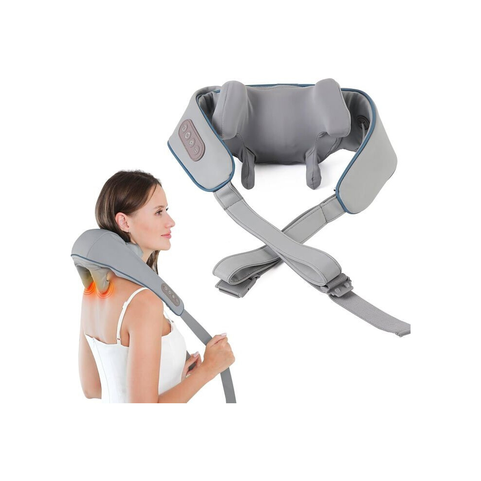 Aihontai Neck And Shoulder Massager, Shiatsu Neck And Shoulder Massager With Heat, Two Massage Modes