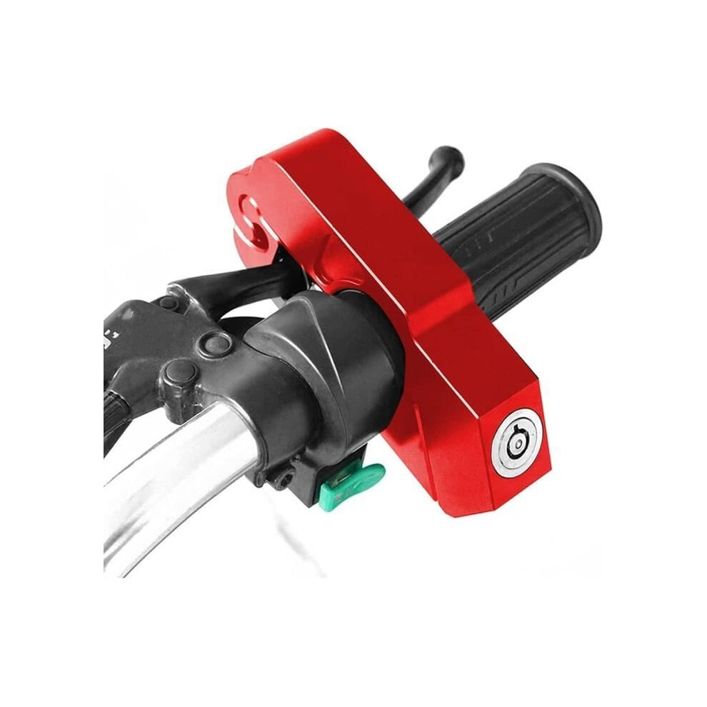 Motorcycle Handlebar Lock, Anti-Theft Handle Lock, Off-Road Bike Moped Lock For Scooter And Mountain Bike 9301941296196