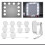 Lamp lighting - XCSOURCE - LED vanity mirror light - White - 6500K - 10 bulbs 1