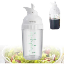 200 ml manueller Universal-Salatdressing-Shaker für Saucen, auslaufsicherer Mischbehälter, Salat-Gadget