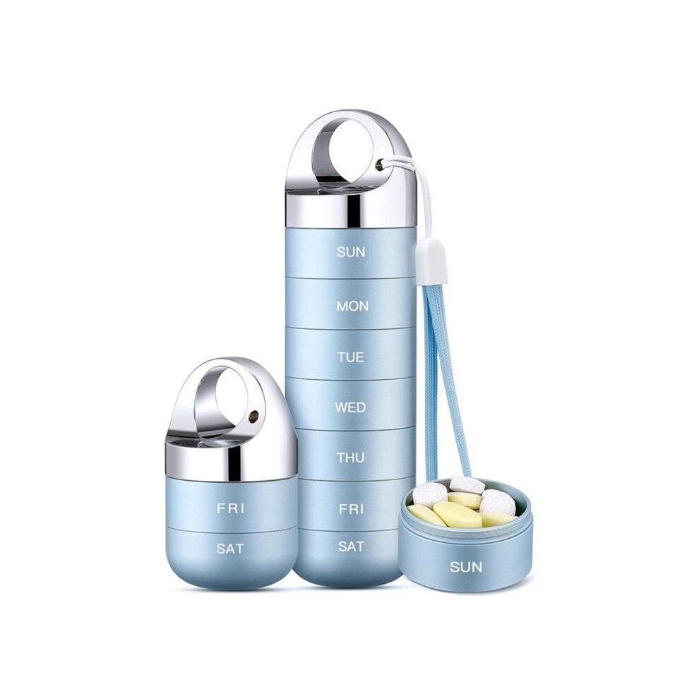 Aihontai 7-Day Weekly Pill Organizer (Morning, Noon, Evening, Night) For Vitamins, Supplements, And Vitamin Medications