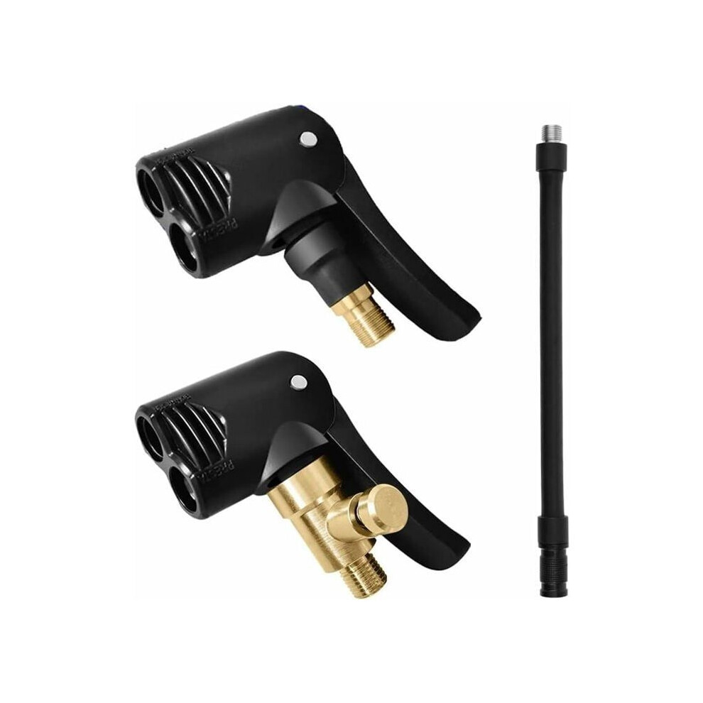 Set Of 2 Tire Valve Adapters, Bicycle Pump Extensions For Inflating Car And Motorcycle Tires, Multi-Colored Garden Shed 9301941299135