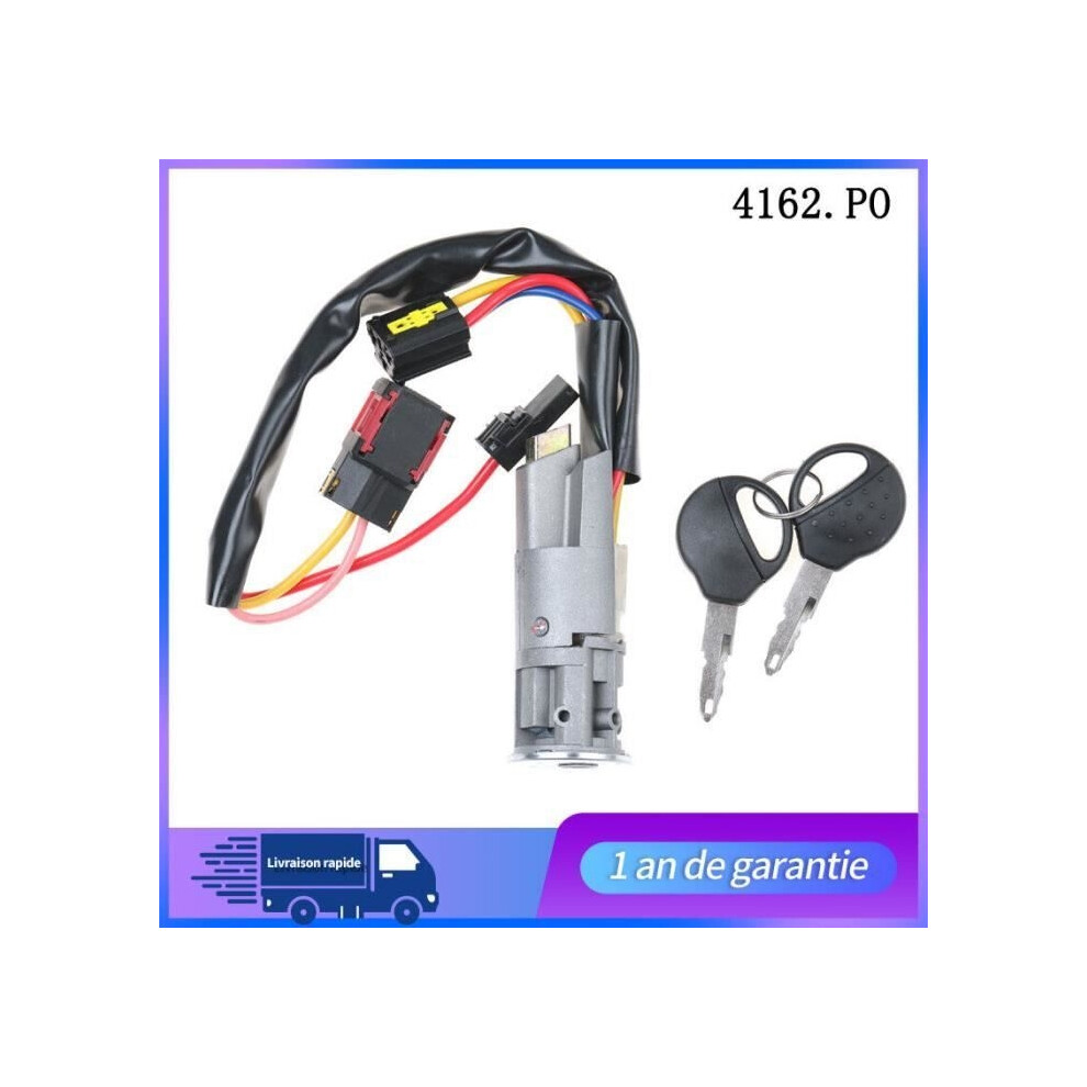 Ignition Switch, Steering Lock, 4162.P0 4162Z1 For Peugeot 206 Citroen Xsara Picasso 9301941299203