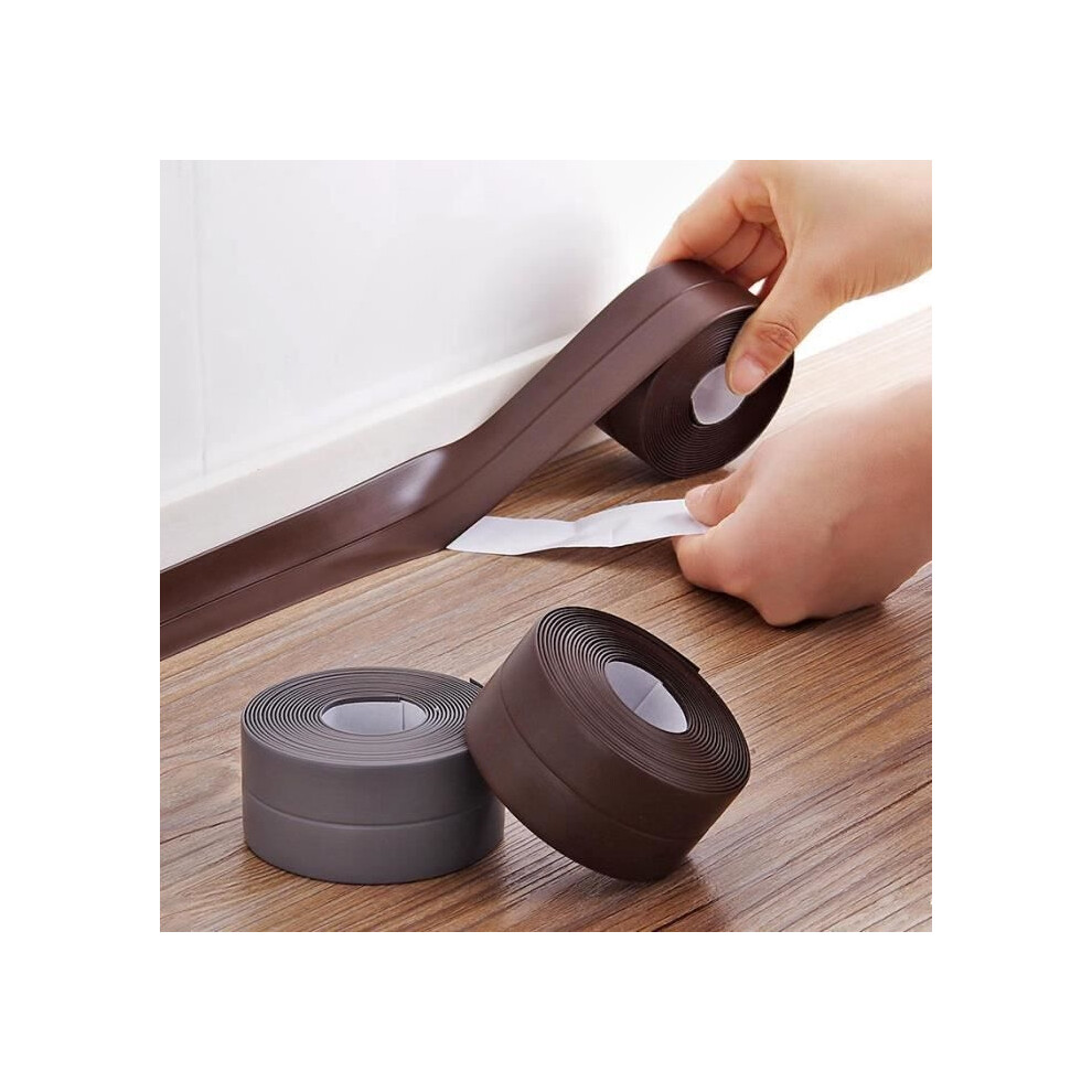 Adhesive Sealant Roll - Shop-Story - 3.8Cm Thick - 3.2M Length - Brown - Perfect Seal 9301941300633