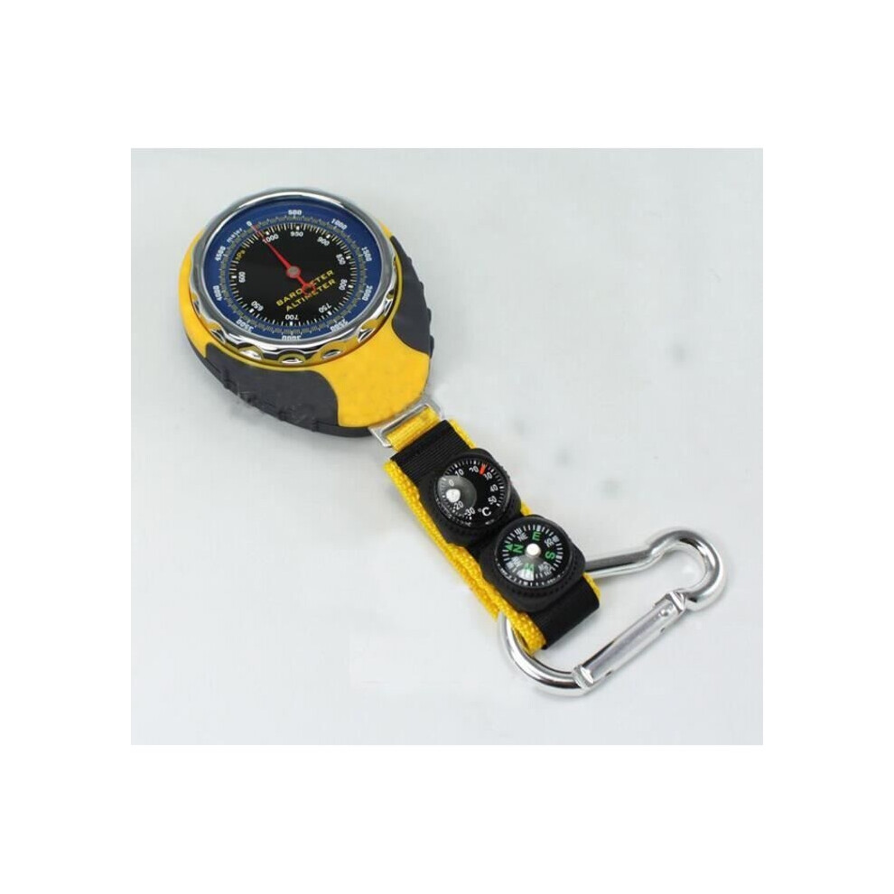 Multifunction Altimeter/Barometer/Thermometer/Compass With Metal Hook 9301941293362