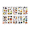 Temporäre Halloween-Tattoos 10 Blatt MultiColor 1