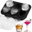 6-teilige Silikon-Eisform in Herz- und Rosenform Black 1