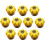 Drawer knobs - ZVD - 10 pieces - Ceramic - Yellow - Vintage and practical 1