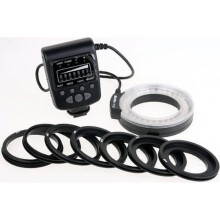 Meike LED Ring Flash Kit FC-100 Compatible for Nikon- Sony- Olympus - Canon 5D - Mark II- 7D- 60D- 650D- 550D- 600D- 50D