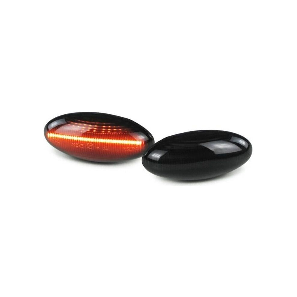 2 Led Side Repeater Indicators For Peugeot 107, 206, 307, 607, And Citroã«N C1, C2, C3, C5 Cc, And Sw Black 9301941304136