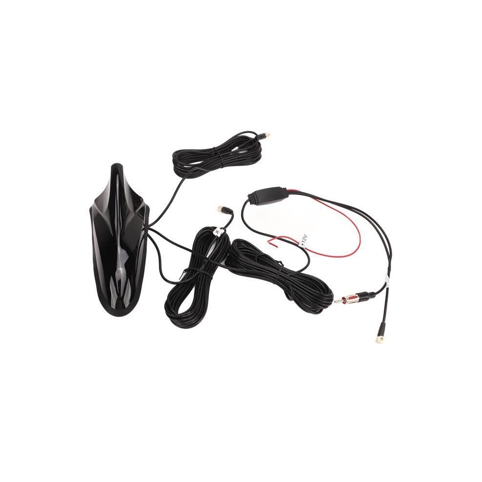Shark Fin Antenna - Dioche - 12V - Gps, Dab, Fm, Wifi - 5M Cable Length - Abs 9301941305904