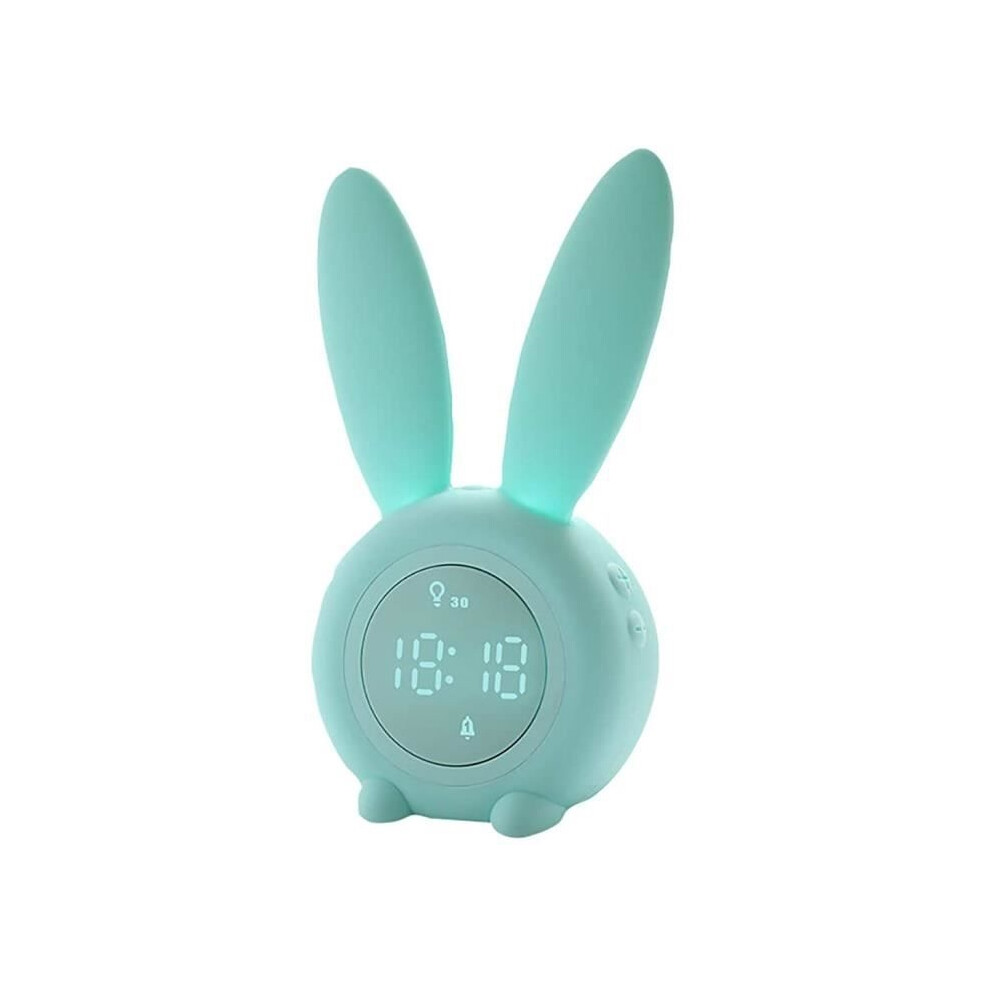 Aihontai Walaka Children's Light-Up Alarm Clock, Cute Rabbit Design, Creative Bedside Lamp With Snooze Function, Night Light, Chrono624