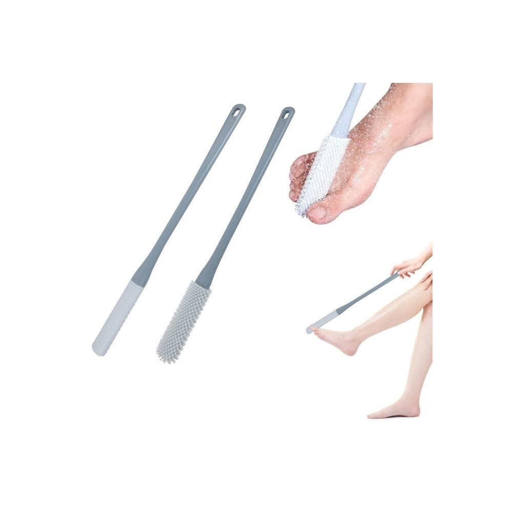 Aihontai Silicone Foot Washing Brushes, Exfoliating Foot Brush, Lightweight Toe Cleaning Brush