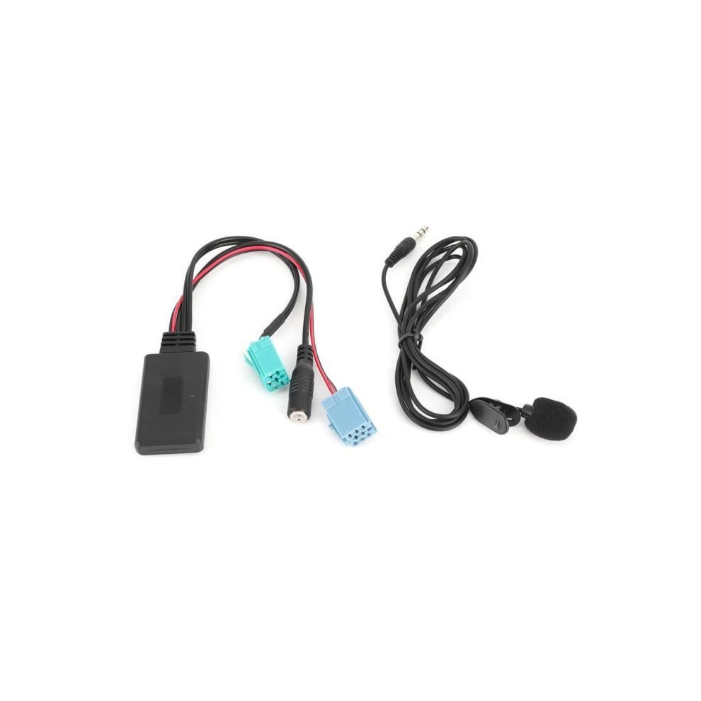 Hililand Aux Adapter For Renault, 6-Pin Bluetooth Car Stereo Aux-In Audio Cable Adapter With Microphone 9301941304068