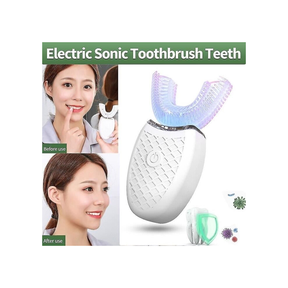 Aihontai Blue/Light Sterilizer, Automatic Sonic Toothbrush 360 Degree Electric Toothbrush For Children [B523563973]
