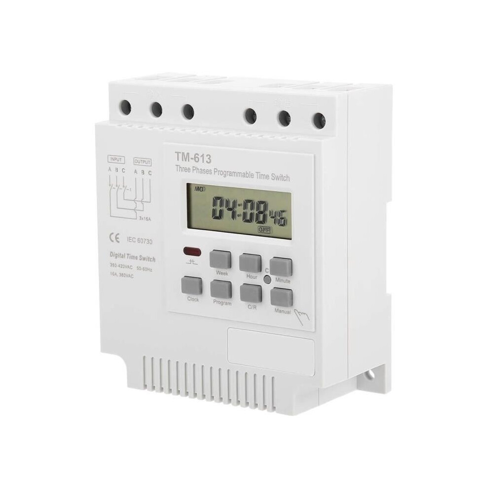 Programmable Timer - 380V Tm-163, Three-Phase Motor Timer Switch 350V-420V Ac 9301941309216