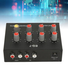 ETO - 7-band sound equalizer Input Output Treble Bass adjustment