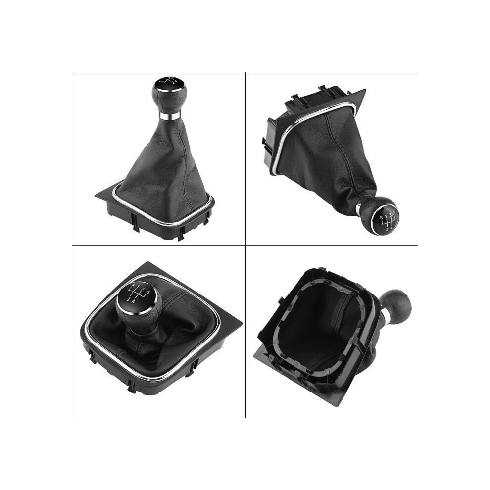 Gear Shift Knob Gaiter, 5-Speed Gear Shift Knob Gaiter, For Golf 6 Mk5 Mk6 9301941310311