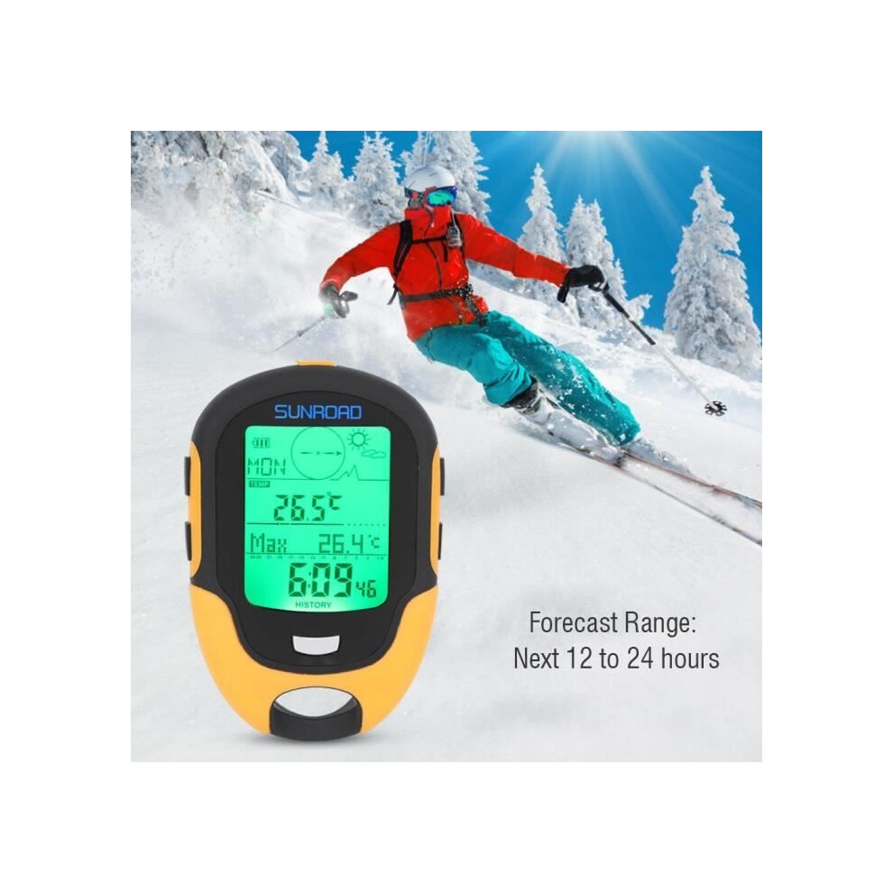 Hag Fr500 Multifunctional Outdoor Car Altimeter Barometer Thermometer Hygrometer Compass 9301941310472