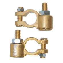 Batterieklemmen – AUTOBEST – Doppelklemmung – Bronze – 2er-Pack – Dieselmotor