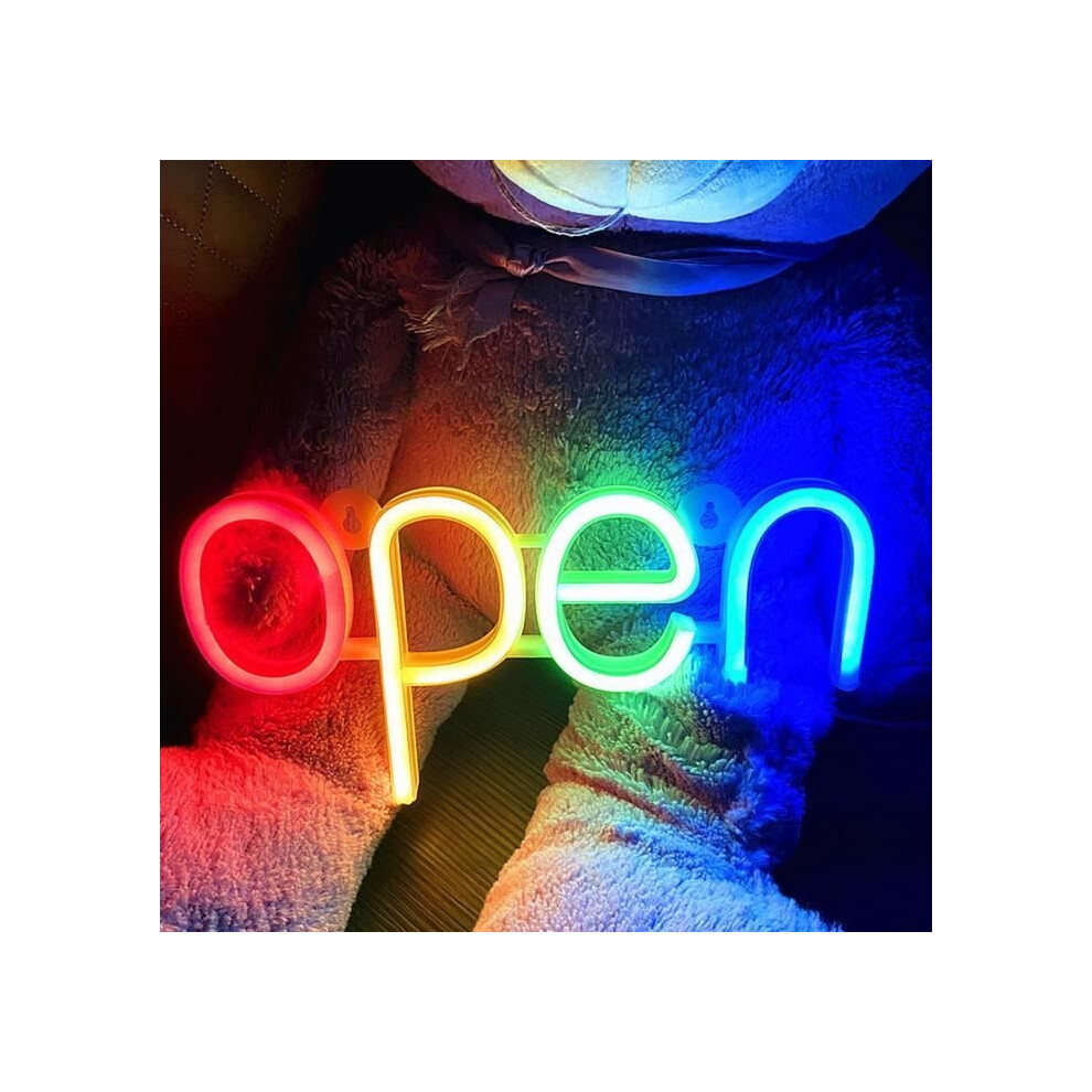 Pwshymi Led Neon Open Sign, High Brightness, Waterproof, Mini Neon Open Sign Decorative Lamp 9301941312605