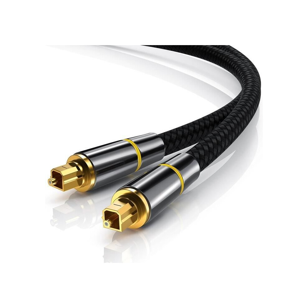 Ototon 3M Digital Optical Audio Cable Toslink Fiber Optic Cord For Home Theater Soundbar Tv Ps3 Ps4 Xbox - 3M 9301941312575