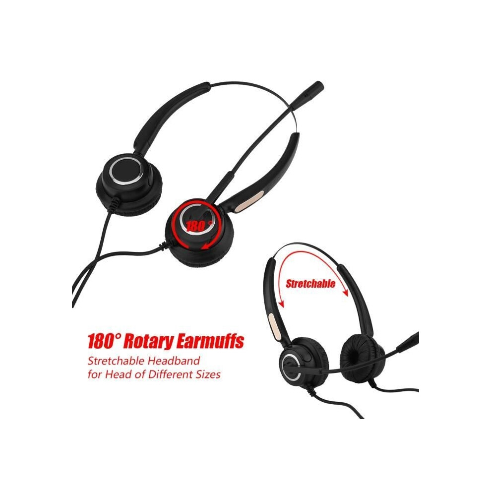 Zerone Usb Call Center Headset - Lightweight Headset With Noise Reduction 9301941311097