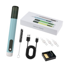 Schnurloser USB-Thermostift, wiederaufladbares-Blau