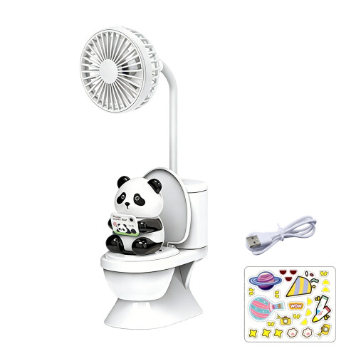 Schöner Lüfter in Toilettenform, geräuscharmer-Panda