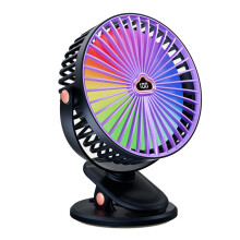 Wandmontierter, 100-fach verstellbarer Clip-Ventilator,-Lavendel
