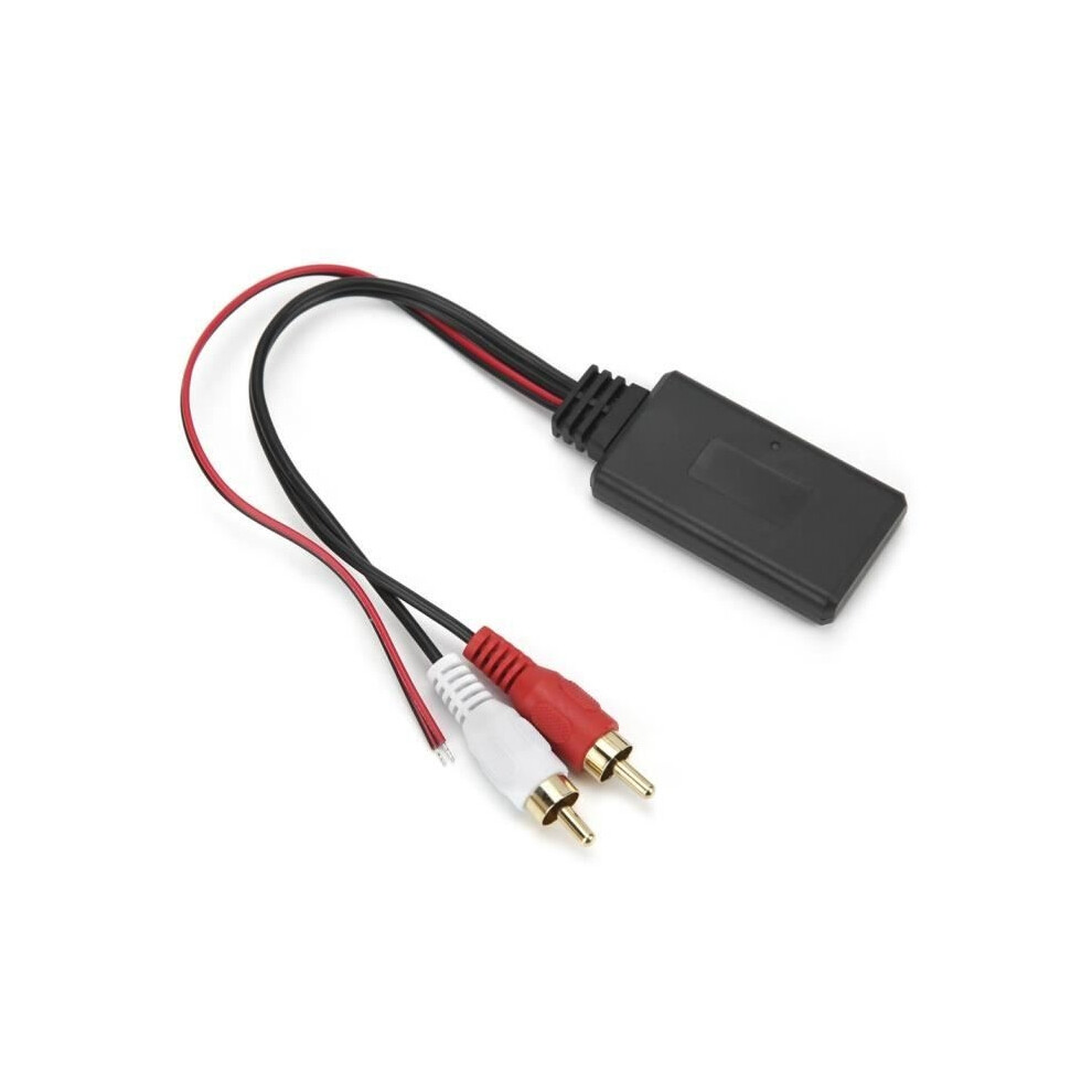 Qiilu Car Bluetooth Module Adapter Rca Radio Bluetooth 5.0 Wireless Audio Music Cable For Car 9301941316641