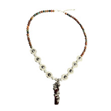 Elegant Retro Chinese Style Dragon Design Alloy Pendant Necklace