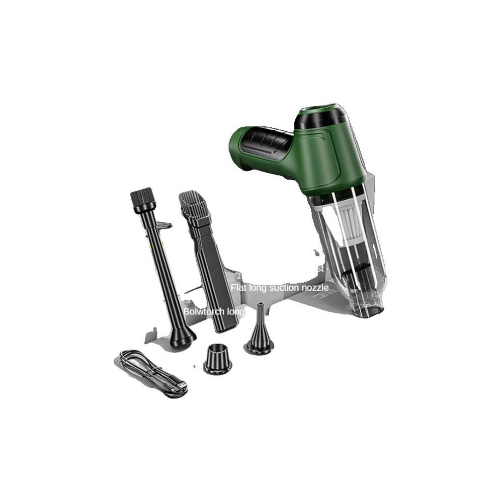 Car Vacuum Cleaner, 9000Pa Suction Power, Cordless And Portable, 9000Pa Green 9301941320808