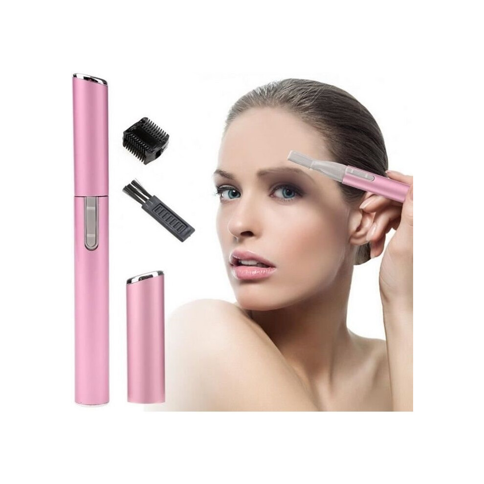 Aihontai Pink Acevivi - Electric Epilator, Nose And Eyebrow Shaver - 13Cm Pen