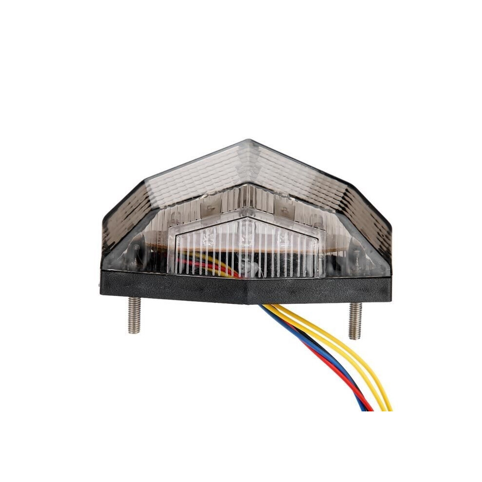 Salutuya Motorcycle Tail Modified Motorcycle Led Tail Warning Tail Rear With Brake Turn Signal Auto Lock Light 9301941319819