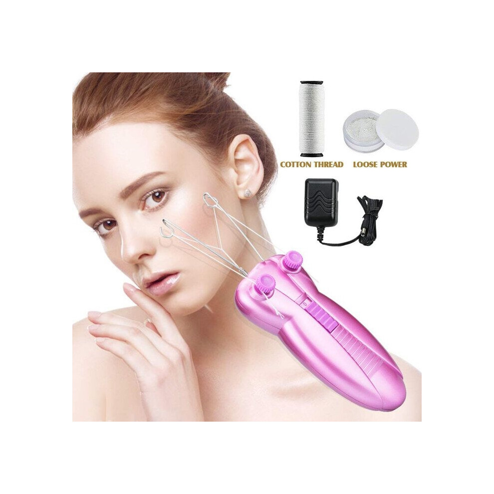 Aihontai Pink Electric Facial Hair Remover For Women, Women's Beauty Epilator, Facial Hair Removal Shaver