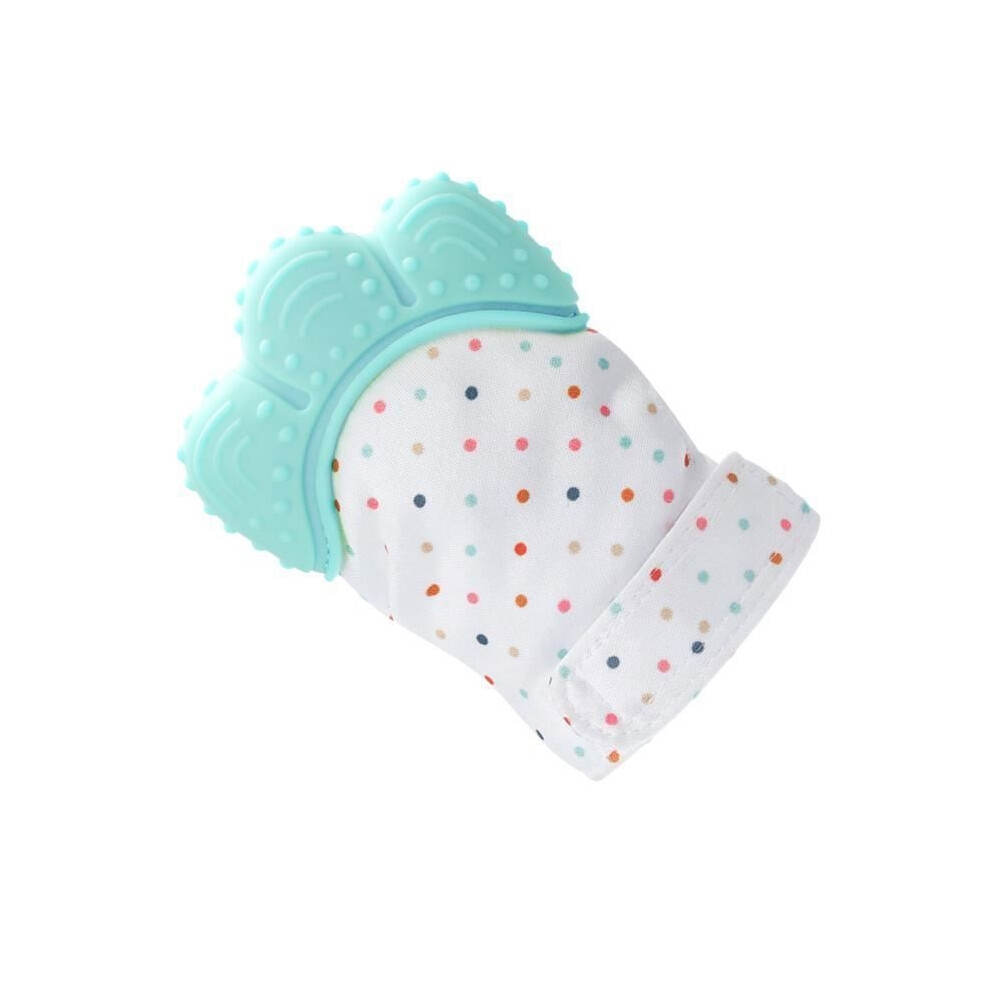 Aihontai Baby Teething Gloves In Silicone, Scratch Prevention, Sound-Proof Toy