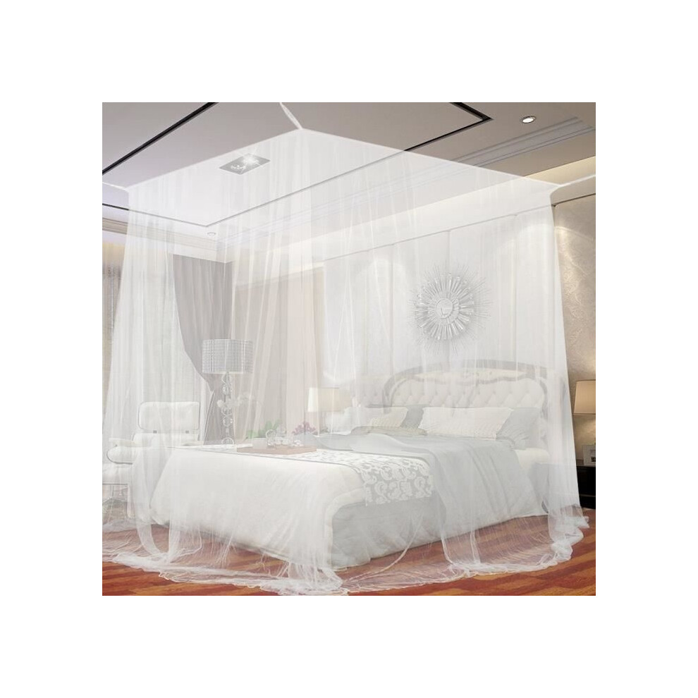 Zilong Canopy Mosquito Net - 190X210x240cm - Polyester - White Aihontai
