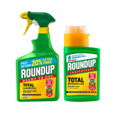 Roundup Fast Action Weedkiller Kit 1.2L Spray and 280ml Concentrate