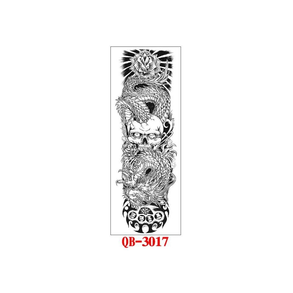 Aihontai Fashion Tattoo Stickers, Long-Lasting Waterproof Tattoos For Men And Women Qb-3017 170*480Mm