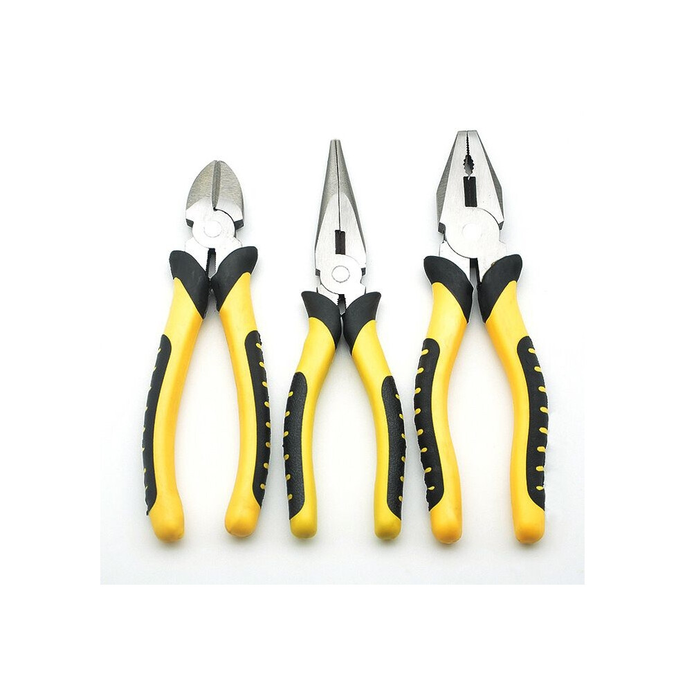 Multifunctional Diagonal Needle Nose Cutting Pliers Industrial Grade Wire Pliers 3 Pieces 200Mm 9301941331156