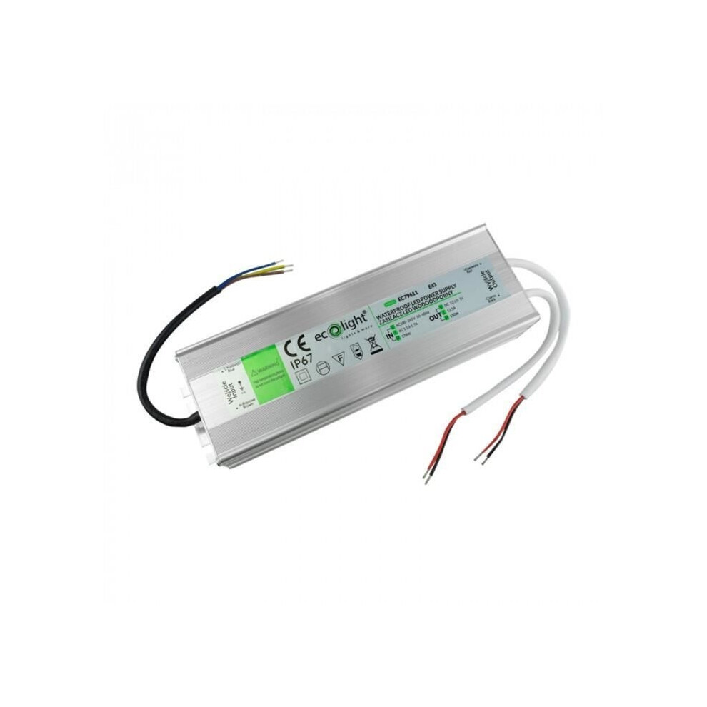 Ecolight 150W 12V 12.5A Ip67 Waterproof Led Transformer 215X65x40 9301941335123