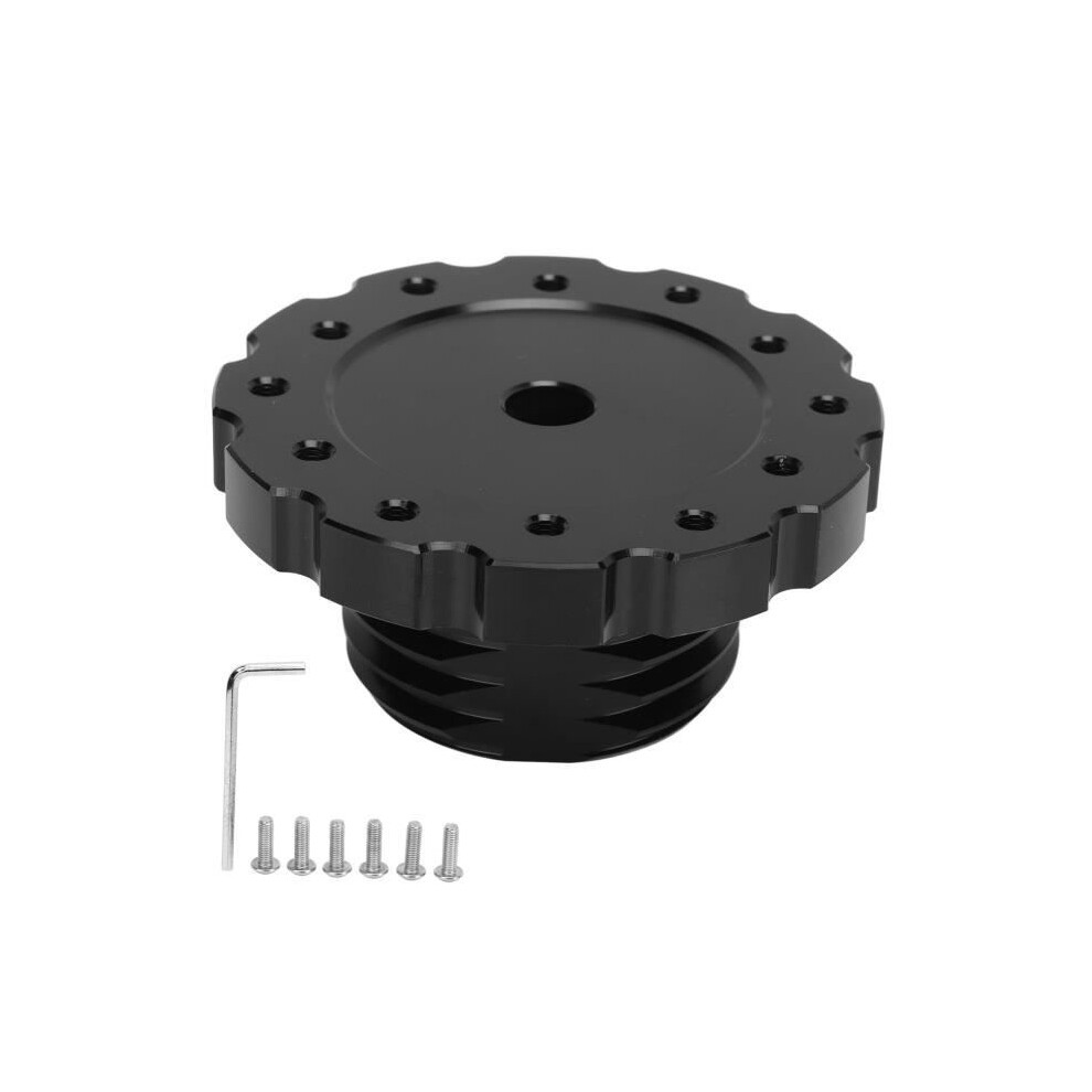Salalis Racing Steering Wheel Adapter, Precise Replacement Steering Wheel Adapter For Car Steering Wheels, Steering Wheel Cover Black 9301941336342