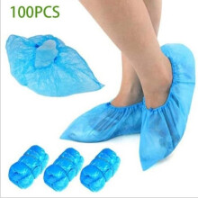 100 Stück wasserdichte Einweg-Überschuhe, Schuhschoner