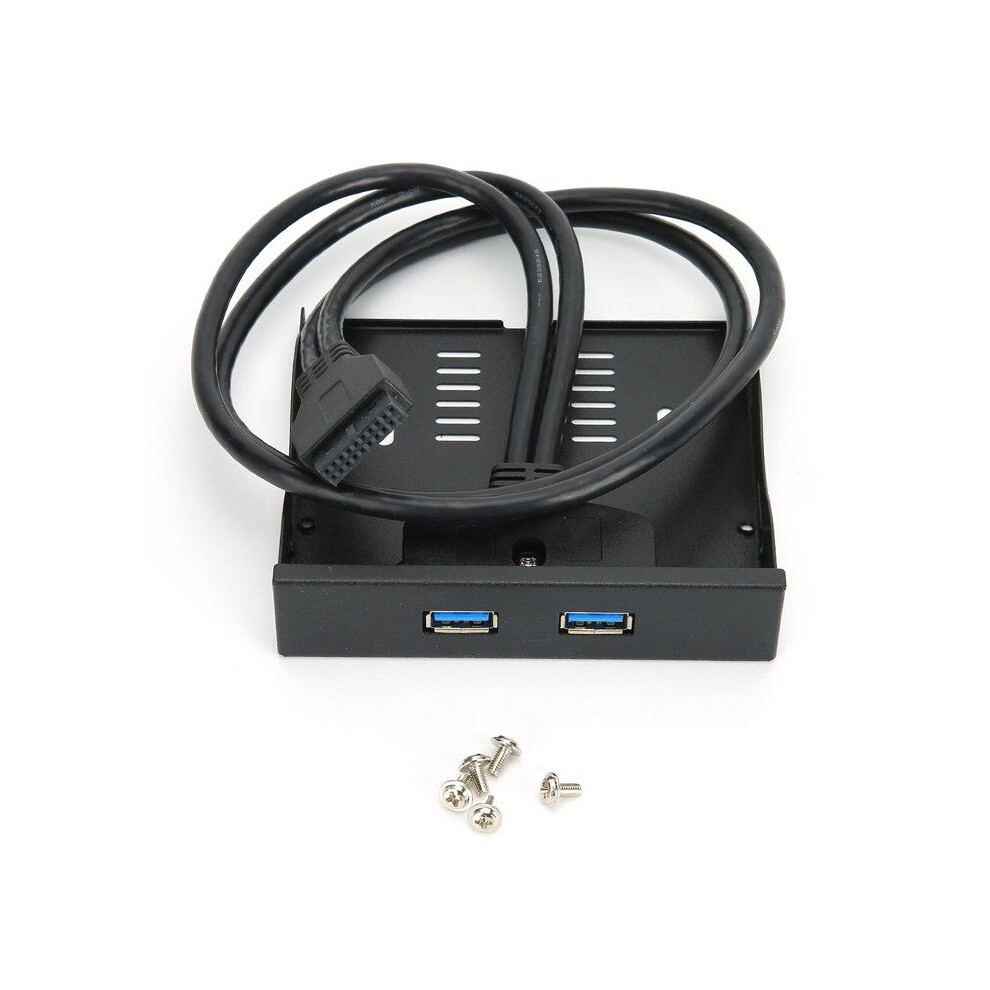 Front Panel For Usb 3.0 Floppy Disk Bay For 3.5-Inch 19-Pin Floppy Disk To 2 Usb 3.0 Hub Interfaces 9301941338704
