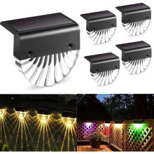 Solarleuchten – ZVD – Außenmodell – LED – Wasserdicht – 4 Stück
