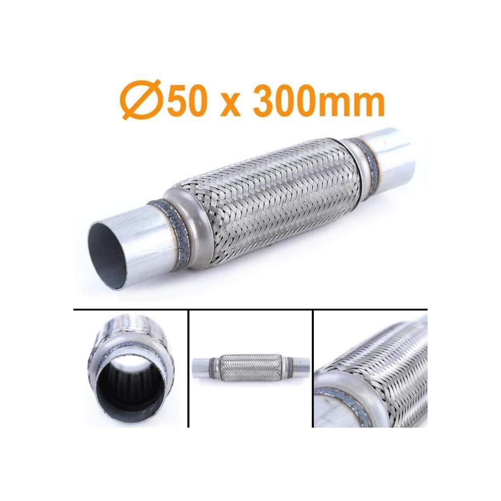 305Mm Braided Flexible Exhaust Repair Hose, 50Mm Diameter 9301941339527